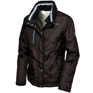 Pikeur Juana Ladies Equestrian Waterproof Jacket - Dark Brown
